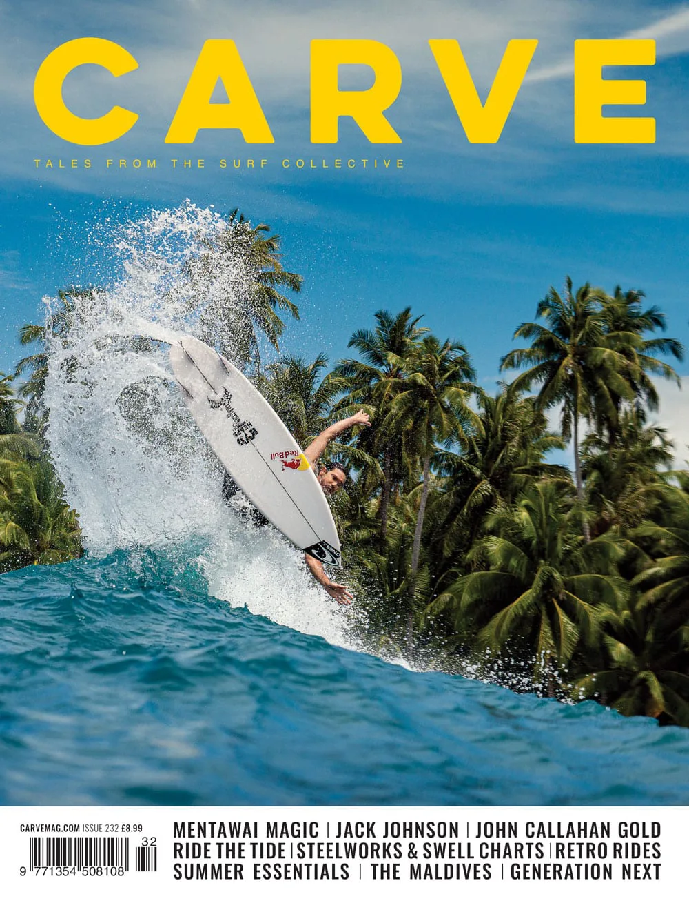 Couverture du numéro 232 de Carve Magazine