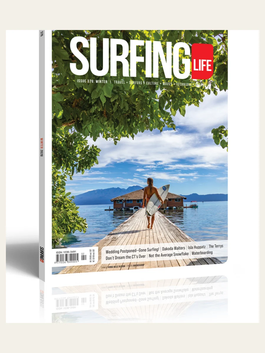 Couverture du numéro 379 de Surfing Life, édition Winter 2026